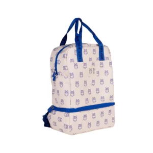 BOLSON MILAN C/COMPARTIMIENTO INFERIOR CUADRADA BEIGE