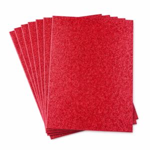 PLIEGO FOAMY ESCARCHA  ROJO