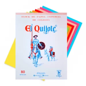 Block Imperial B-24 Colores Varios El Quijote 80 Hojas