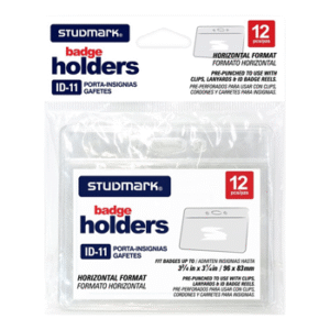 PORTA IDENTIFICACION STUDMARK HORIZONTAL