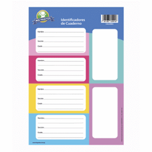 CALCOMANIAS MIS PASITOS P/CUADERNO 1 HOJ