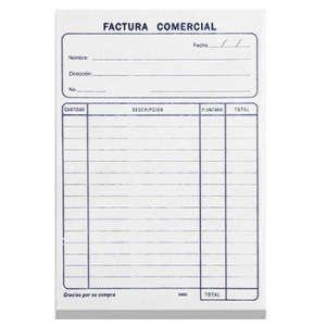 TALONARIO DE FACTURA COMERCIAL BOND GRANDE