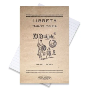 LIBRETA TAMAÑO ESQUELA RAYADA