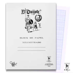 BLOCK MILIMETRADO EL QUIJOTE