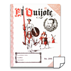 CUADERNO 206 LISO 100 P.