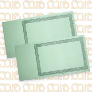 HOJAS C/ORLA P/ACCIONES P/SEGURIDAD VERDE