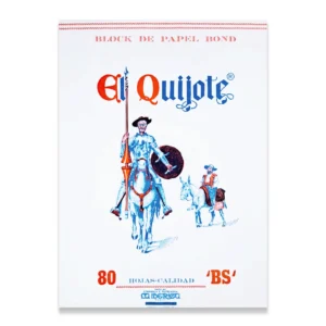 BLOCK EL QUIJOTE CTA 80 HOJAS LISO