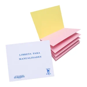 LIBRETA P/MANUALIDADES PAPEL INDEX 6 3/4 X 5 1/2 PULG