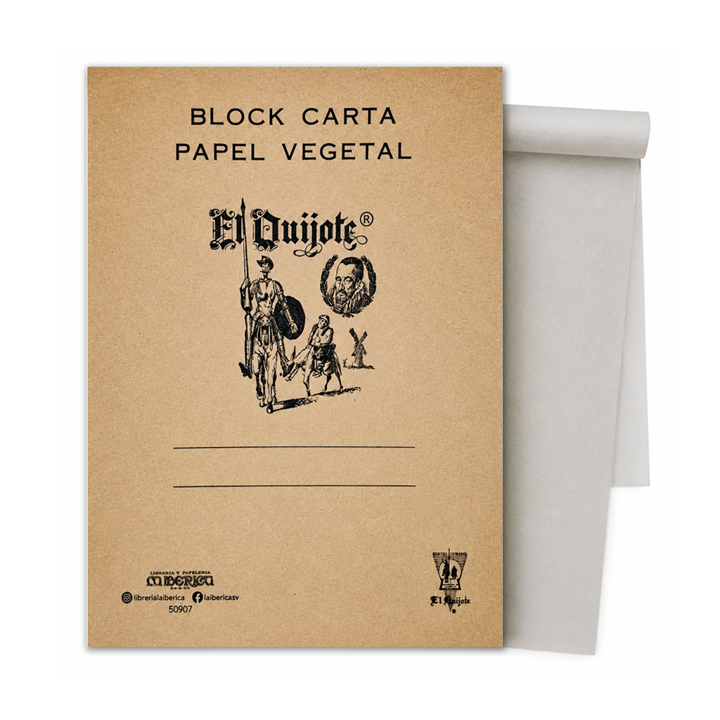 Block carta Papel Vegetal 25 hojas