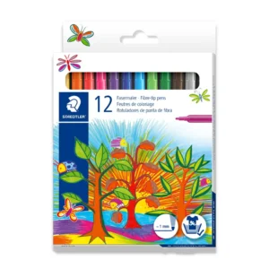 ESTUCHE D/PLUMONES STAEDTLER 12 DELGADO