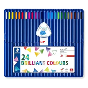 LAPICES DE COLORES STAEDTLER ERGOSOFT 157SB 24 PZS