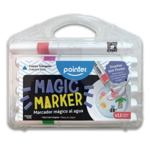 Estuche D/plumones Pointer Magicos de 12