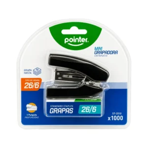 Engrapadora Pointer Mini 26/6+grapas