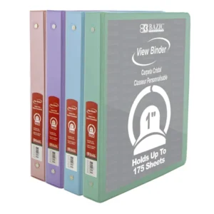 Cartapacio Bazic 1 Colores Pastel con Funda