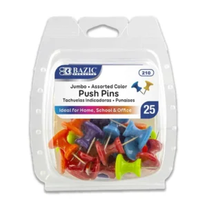 Push Pin Bazic Jumbo Colores Solidos