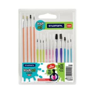Pinceles Studmark Set de 15 Piezas