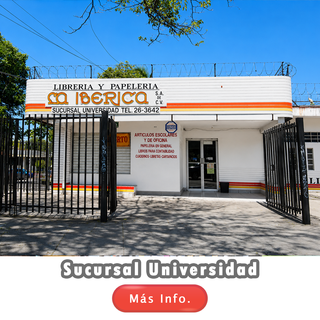 Sucursal Universidad de Librería y Papelería La Ibérica