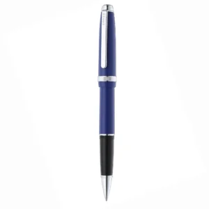 Bolígrafo roller Lume Deep Sea Blue con detalles cromados pulidos