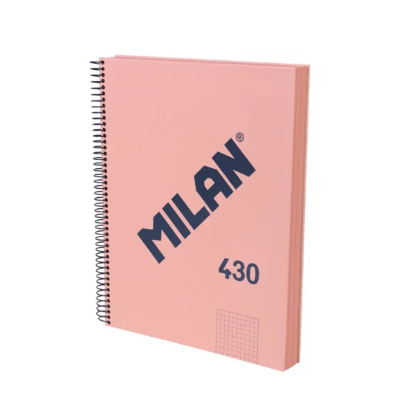 Cuaderno Milan Espiral CUADRICULADO 5mm A4  120 HOJAS